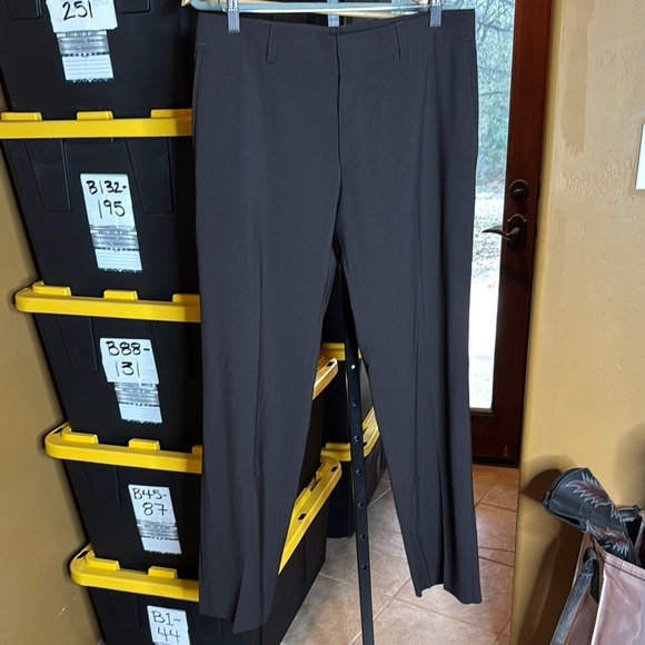 Boss Hugo Boss Dark Chocolate Brown Wool Blend Dress Pants Size 32 x 32 - Picture 1 of 6